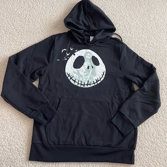 Old Navy Disney The Nightmare Before Christmas Men’s Hoodie M or L - Picture 2 of 13